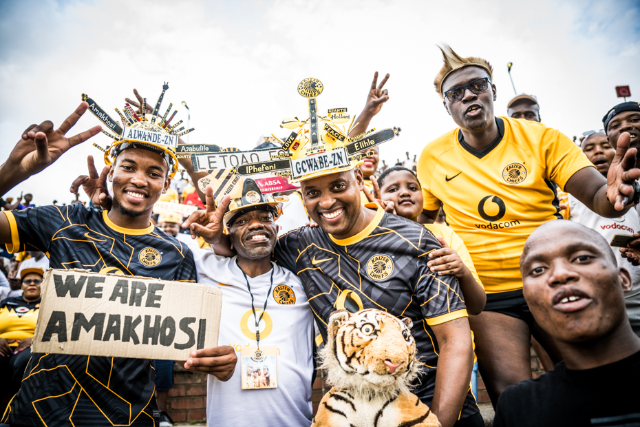 Supporters at the Richards Bay vs. Kaizer Chiefs